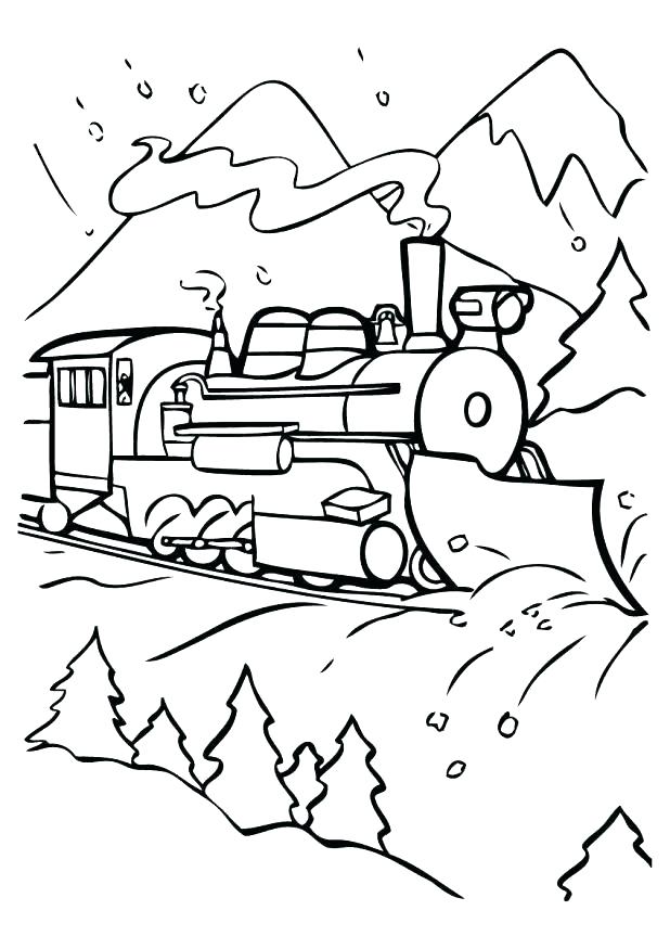 618x875 Polar Express Train Coloring Pages Polar Express Ticket Coloring