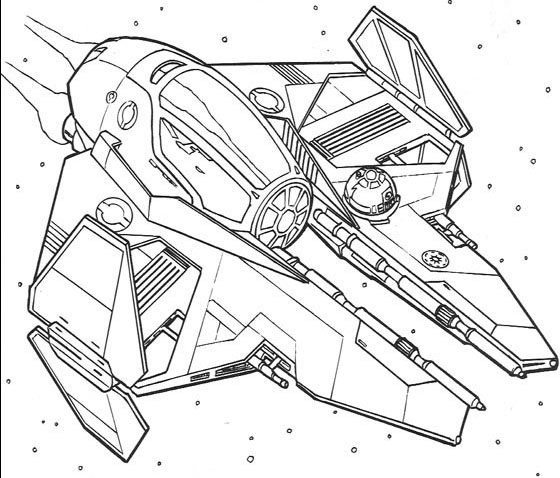 560x478 Best Photos Of Tie Fighter Coloring Page