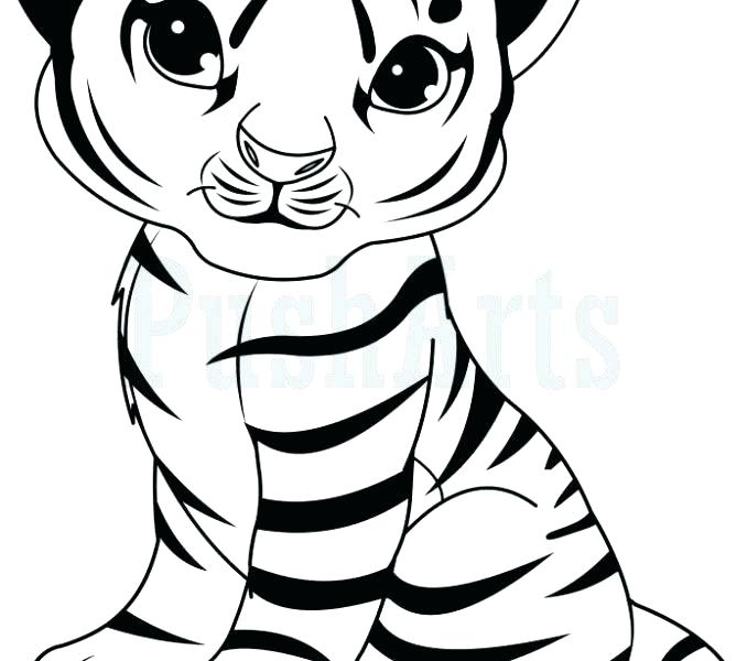 Tiger Coloring Pages For Preschool at GetDrawings | Free download