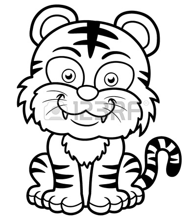 394x450 Tiger Coloring Pages For Kids