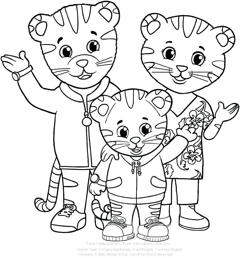 791x850 Coloring Tigers Coloring Pages Of Cute Tiger Color Page