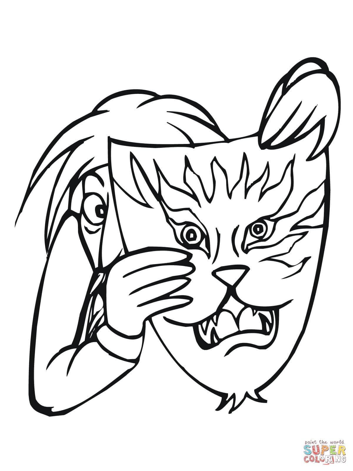 1200x1600 Coloring Pages Of Tiger Face Best Of New Tiger Face Coloring Page