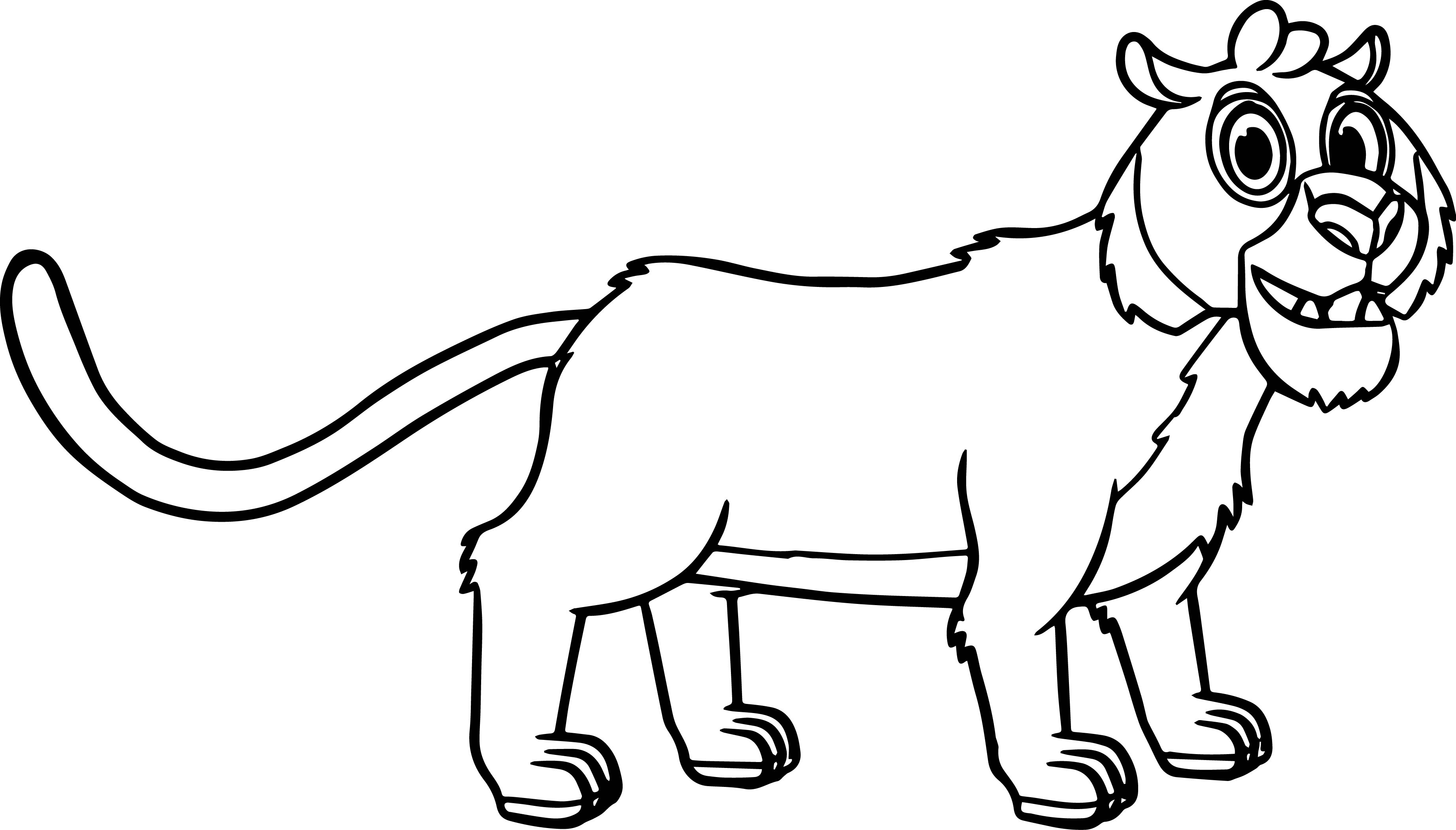 3683x2100 Morphle Cartoon My Cute Pet Tiger Coloring Page Wecoloringpage