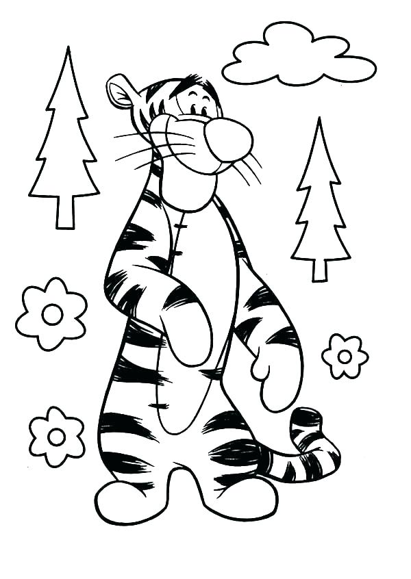 600x846 Tigger Coloring Pages