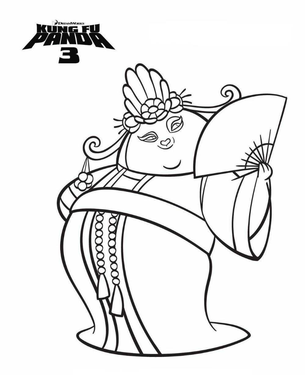 999x1226 Awesome Stylist Design Ideas Kung Fu Panda Coloring Pages Master