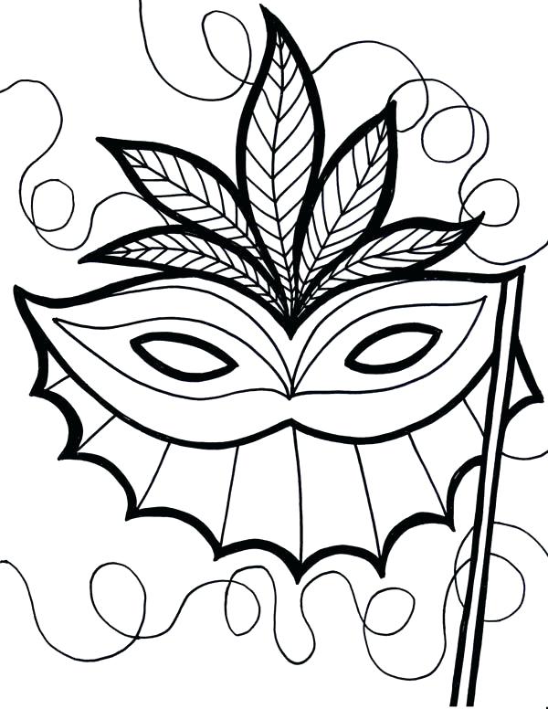 600x776 Mask Coloring Pages Coloring Page Tiki Mask Coloring Pages