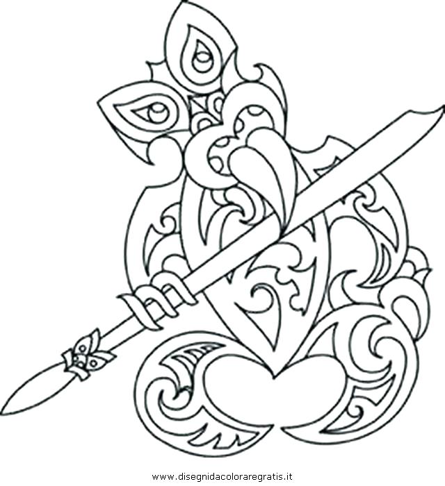 640x700 Tiki Man Coloring Pages Coloring Collection
