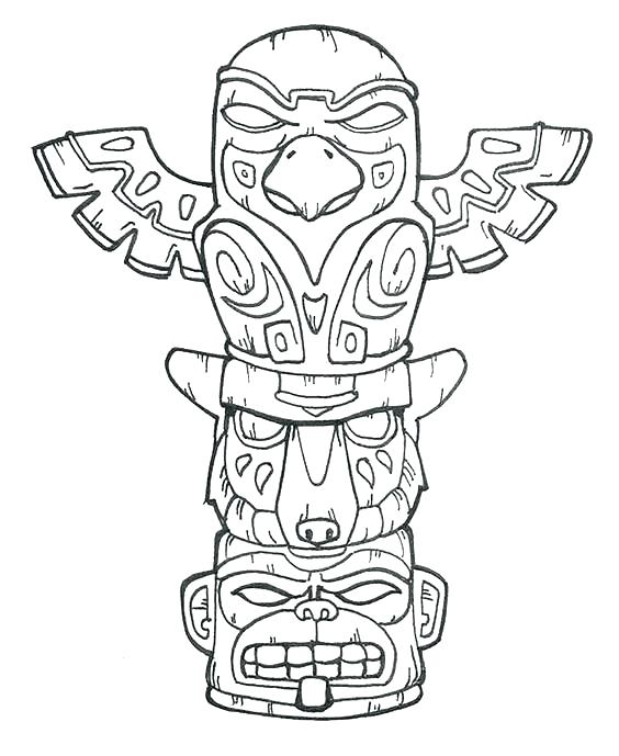 564x689 Tiki Coloring Pages Mask Coloring Pages Tiki Head Coloring Pages