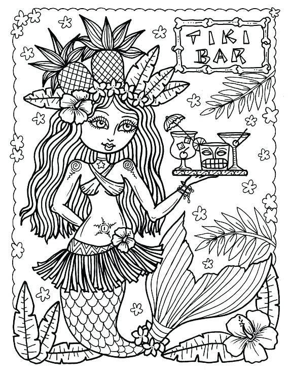 570x738 Tiki Coloring Pages Minimalist Coloring Pages Image Mask Masks