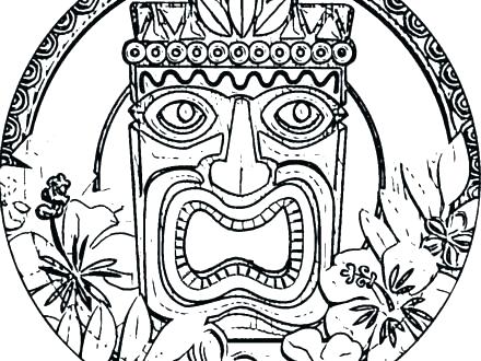 440x330 Tiki Coloring Pages Coloring Pages Minimalist Coloring Pages Image