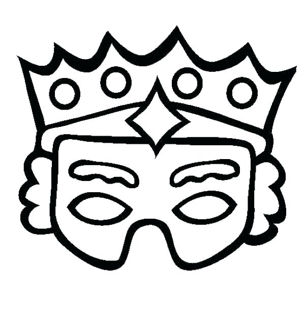 600x612 Free Tiki Mask Coloring Pages Zoom Totem Masks Page Pa