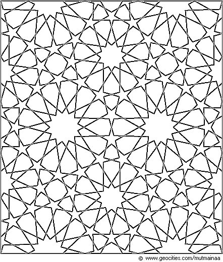 442x520 Geometric Star Pattern