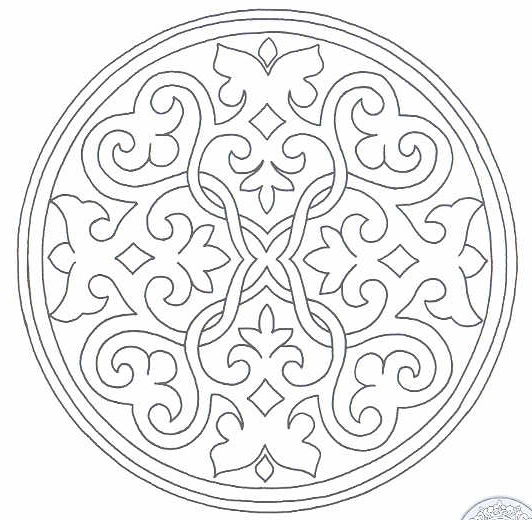 532x520 Arabic Tiles Coloring Pages Google Search Printables For Adults