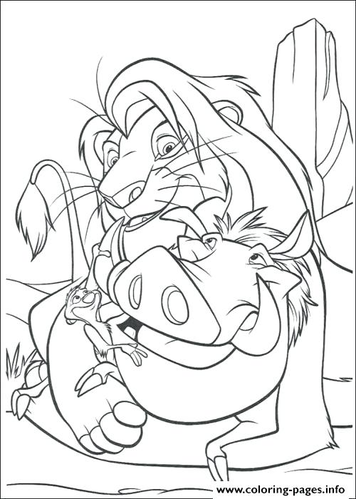 500x700 Timon Pumbaa Coloring Pages Adult Coloring Pages Timon