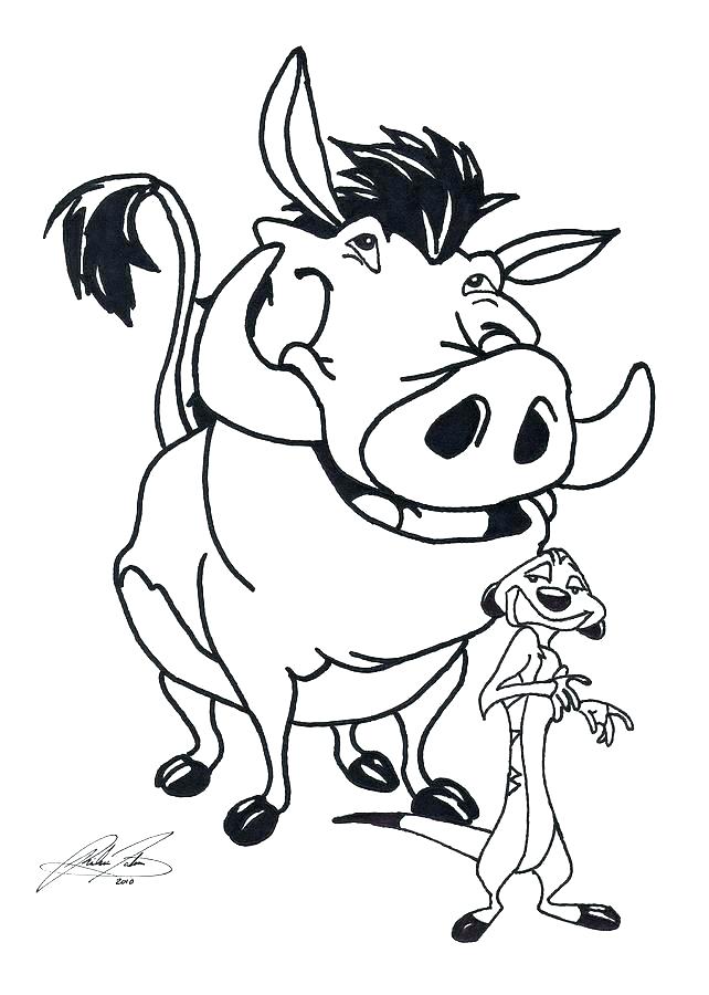 642x900 Timon Pumbaa Coloring Pages Proud Coloring Page Timon