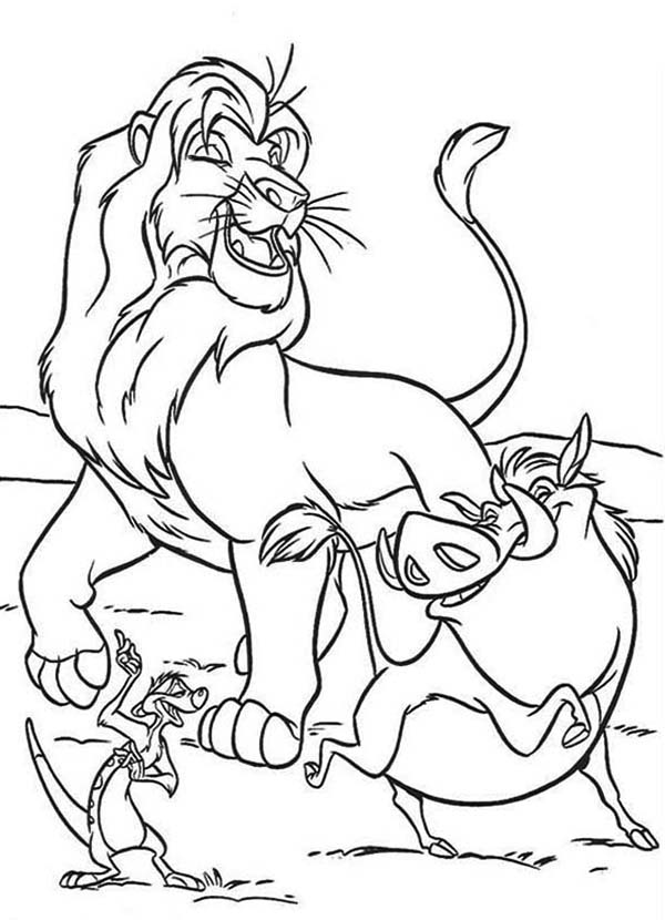 The best free Mufasa coloring page images. Download from 160 free ...