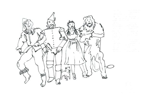 600x425 Wizard Of Oz Coloring Pages Wizard Oz Coloring Pages
