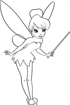 236x353 Coloriage La Clochette Colored Tinkerbell