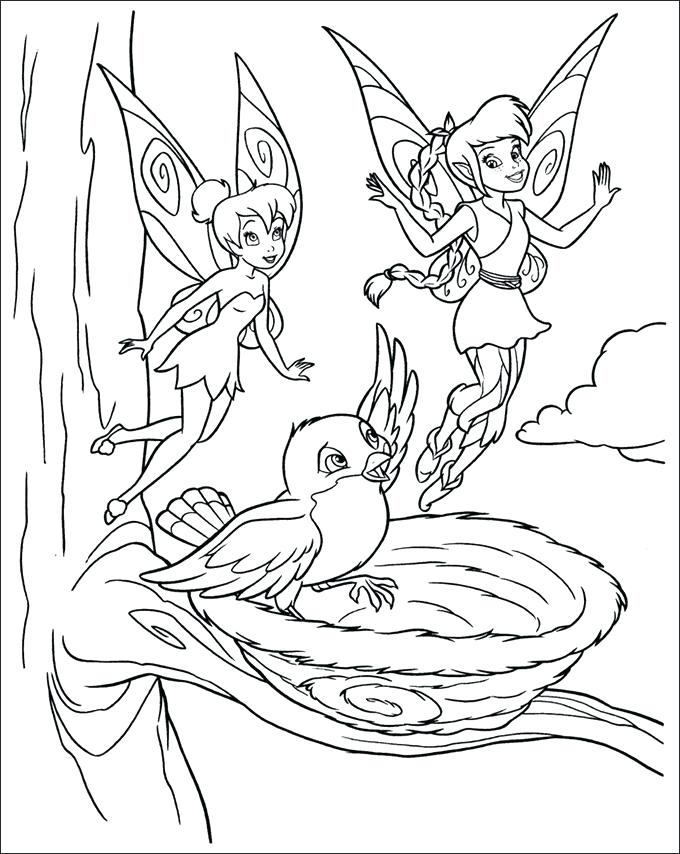 680x854 Free Printable Disney Tinkerbell Coloring Pages