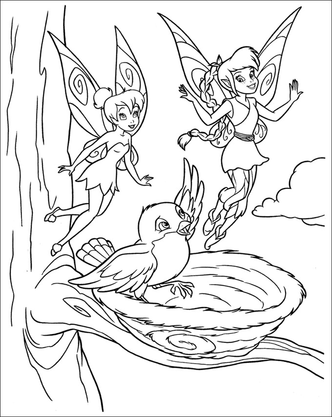 680x854 Tinkerbell Coloring Page Tinkerbell Coloring Pages Free