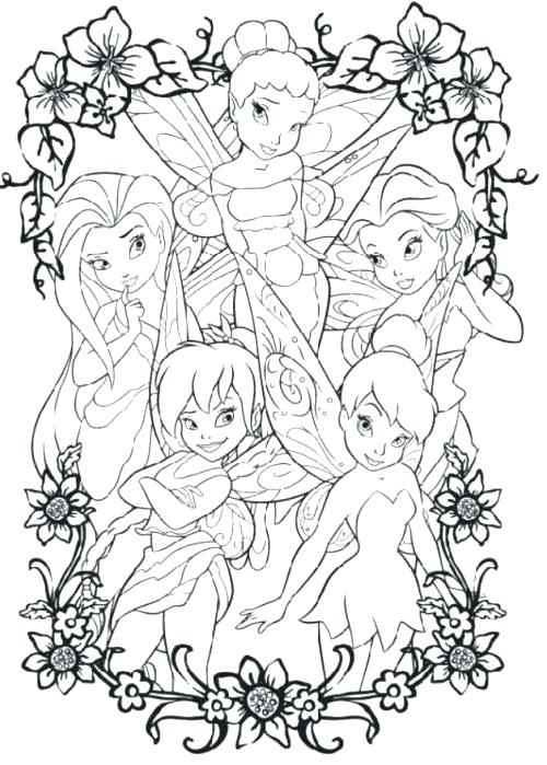 500x699 Tinkerbell Coloring Pages Coloring Pages Tinkerbell Coloring Pages