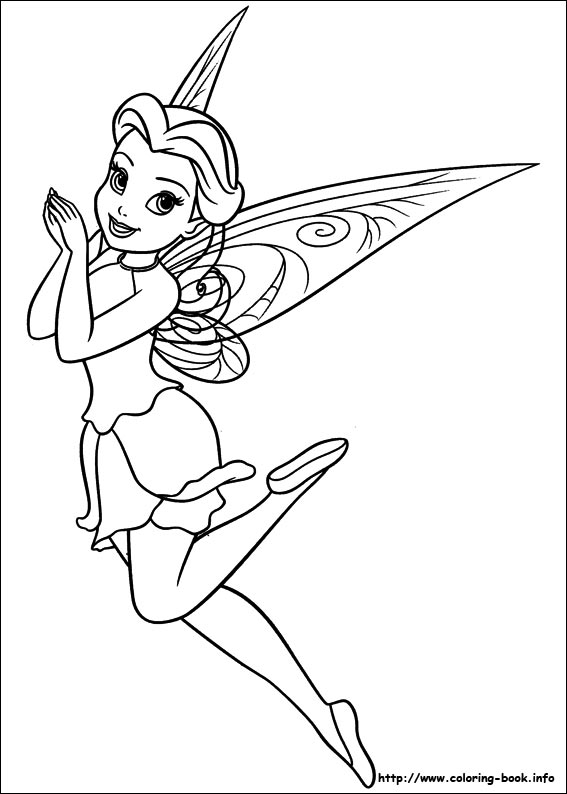 567x794 Tinkerbell Coloring Pages On Book Info Color Online