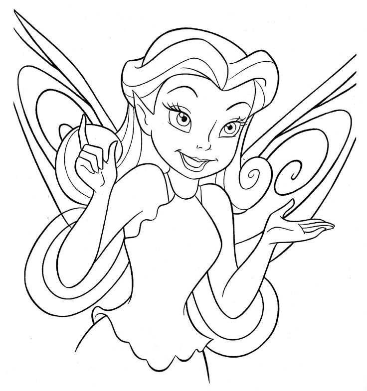 736x785 Tinkerbell Halloween Coloring Pages Best Disney Fairies Images