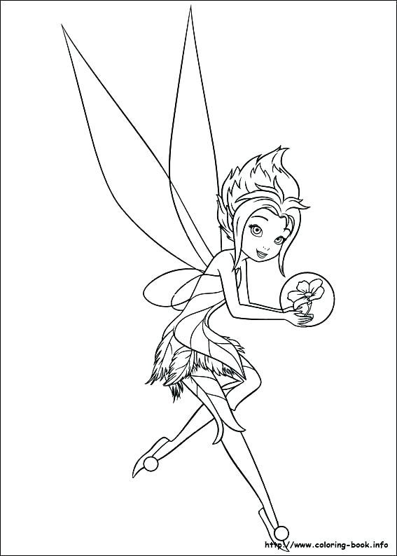 567x794 Free Tinkerbell And Periwinkle Coloring Pages Pictures To Print