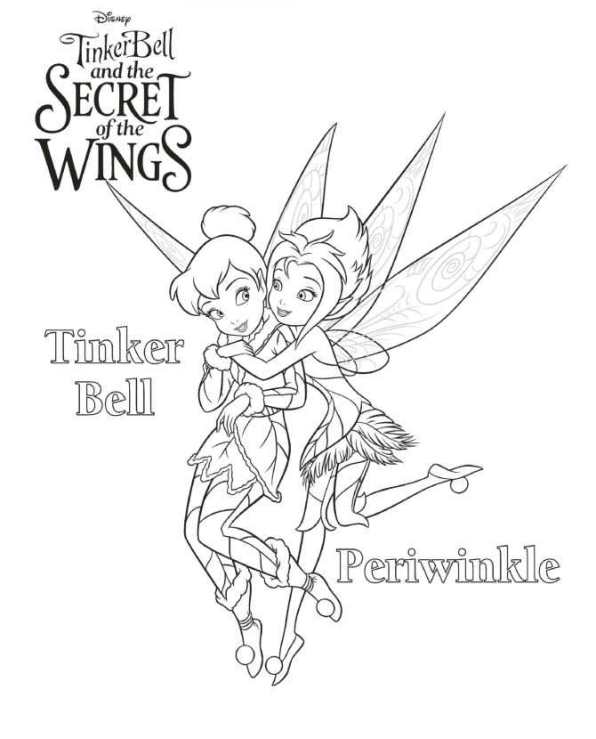 596x739 Kids N Coloring Pages Of Tinkerbell Secret Of The Wings