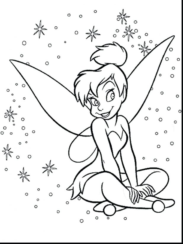 618x824 Tinkerbell Christmas Coloring Pages Printable Coloring Pages