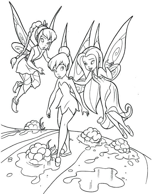 Tinkerbell Coloring Pages Disney at GetDrawings | Free download