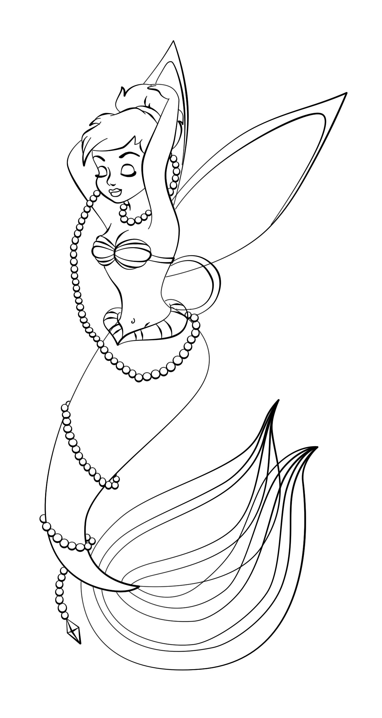1245x2338 Printable Tinkerbell Coloring Pages For Kids Fair Tinker Bell Page