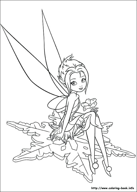 567x794 Tinkerbell Fairies Coloring Pages Drawn Fairy Coloring Book