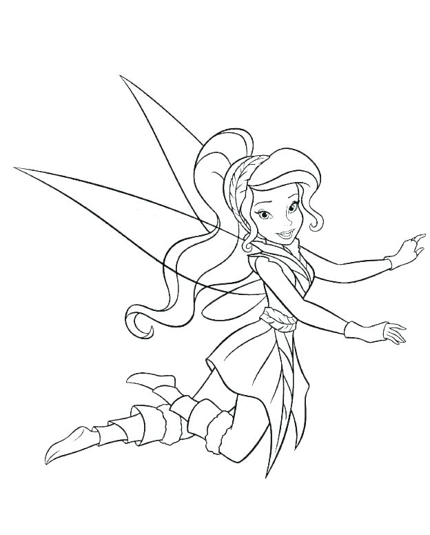 624x776 Tinkerbell Fairy Coloring Pages Teleks Site