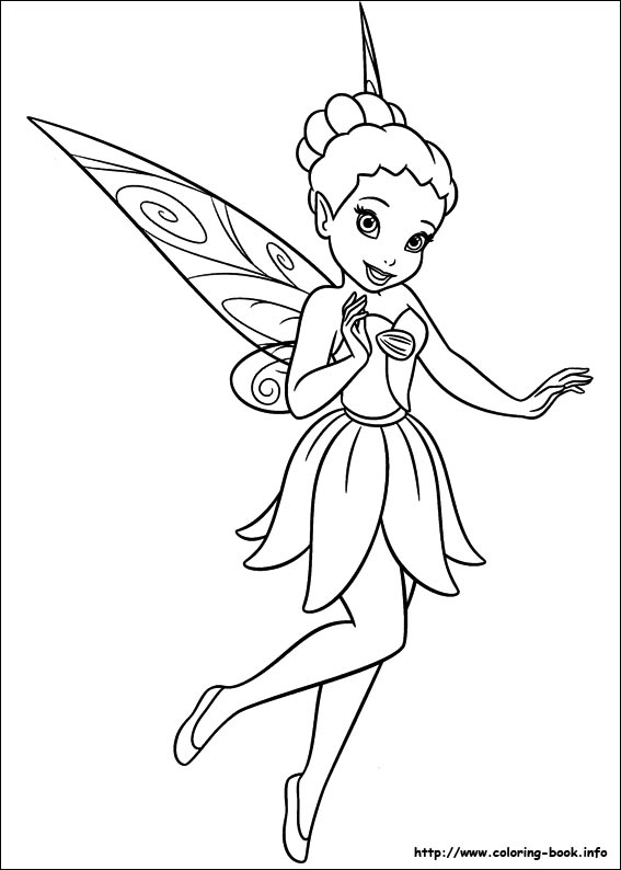 567x794 Tinkerbell Coloring Pages On Coloring