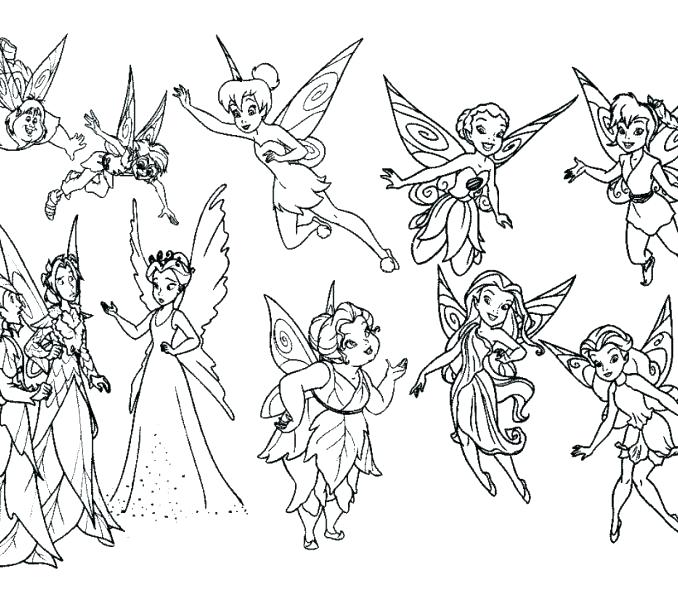 678x600 Tinkerbell Fairies Coloring Pages Fairy Coloring Pages Coloring