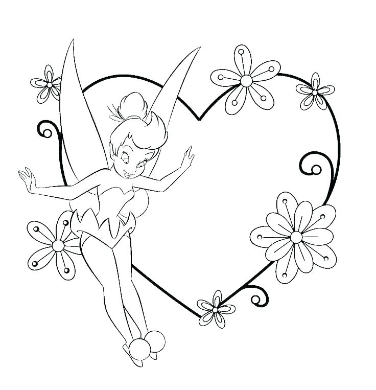 736x763 Tinkerbell Coloring Pages To Print S Disney Tinkerbell Printable