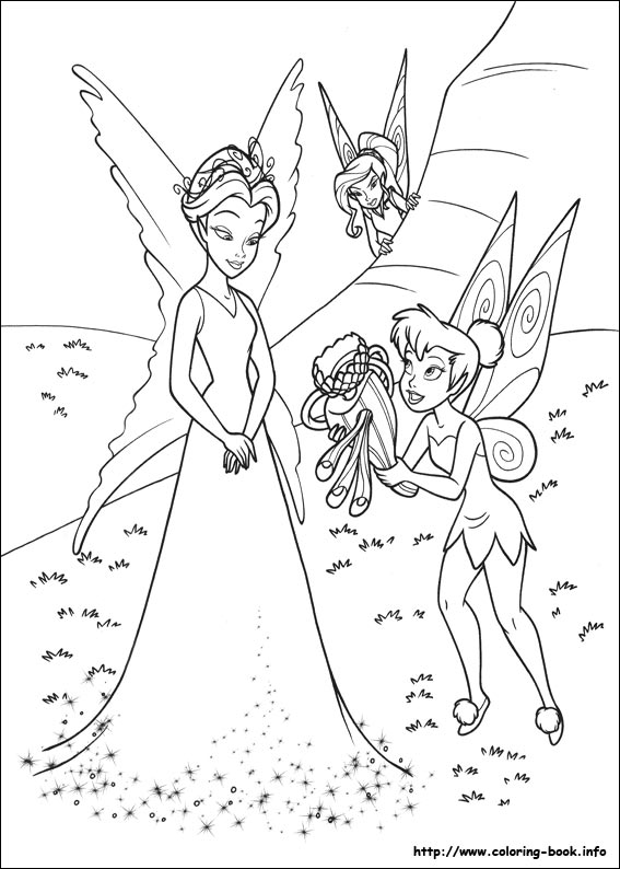 567x794 Tinkerbell Coloring Picture Zvonilka