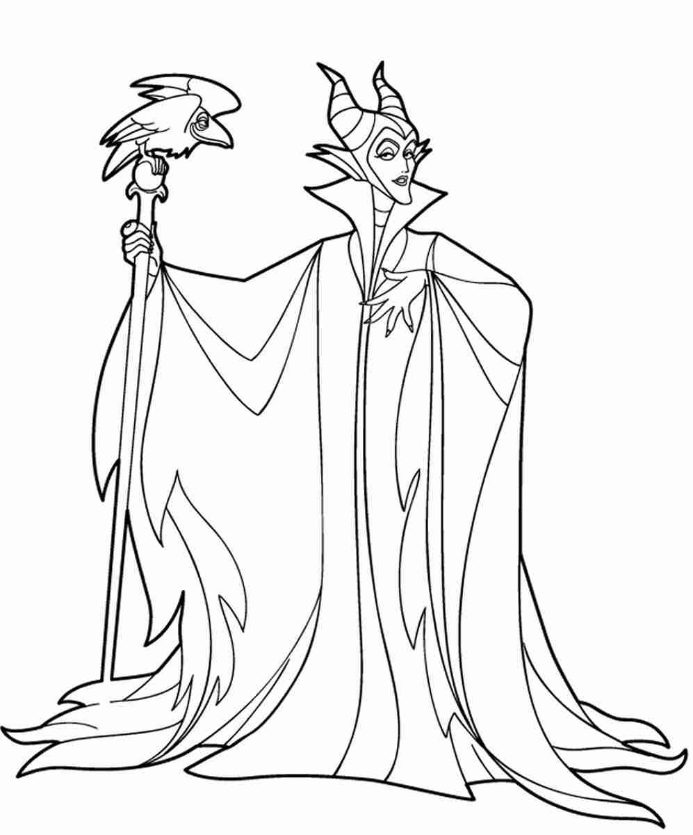 997x1200 Maleficent Coloring Pages Preschool For Tiny Print Paint Endearing