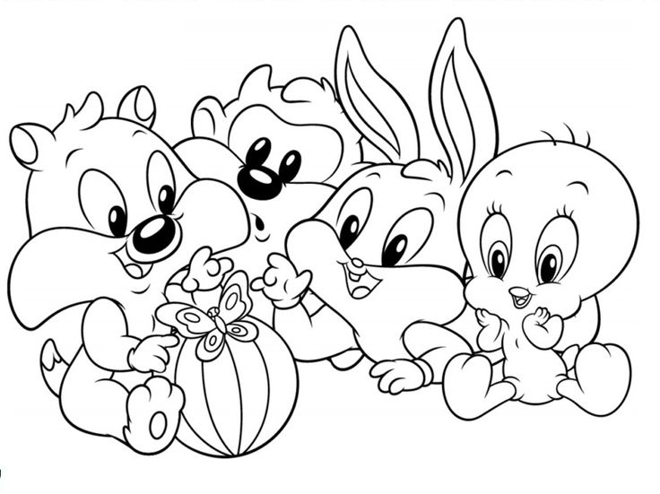 736x551 Best Looney Tunes Coloring Pages Images