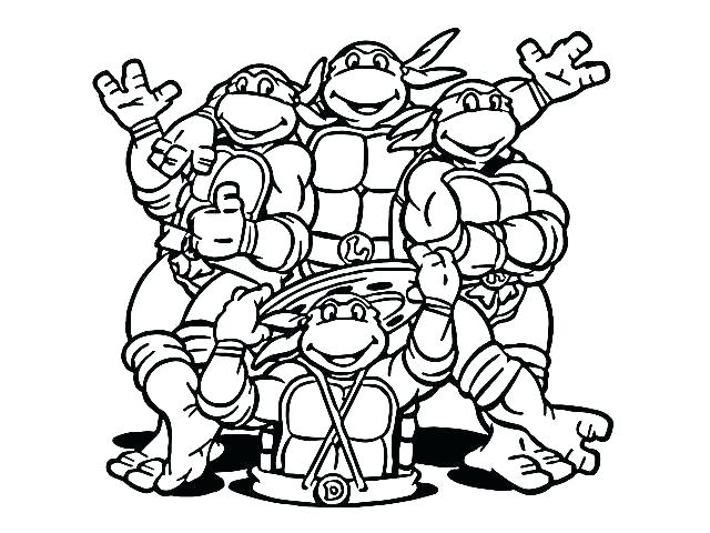 640x480 Ninja Turtle Printable Coloring Pages Teenage Mutant Ninja Turtles