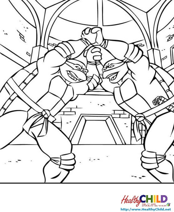 556x679 Tmnt Coloring Sheet