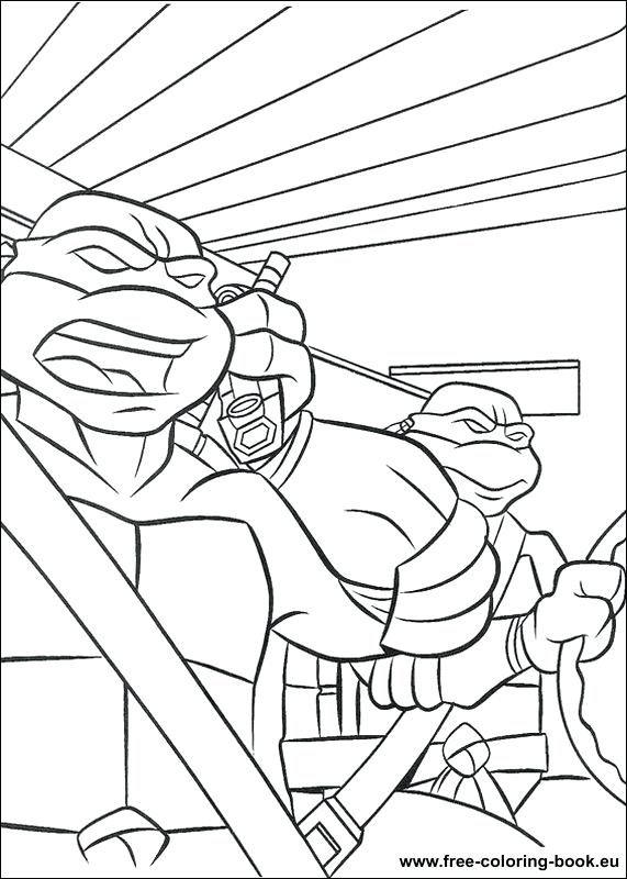 571x800 Tmnt Coloring Book Also Coloring Ninja Turtles Coloring Page