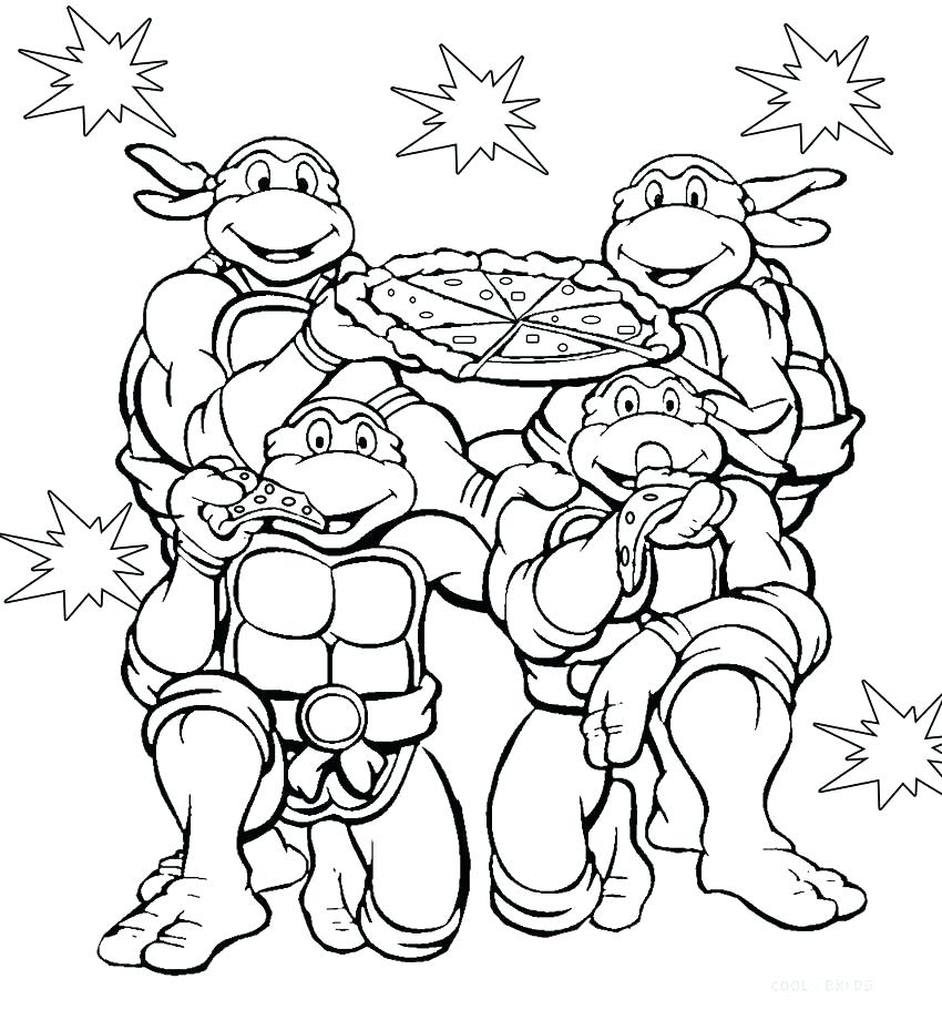850x920 Tmnt Coloring Pages Printable Teenage Mutant Ninja Turtle