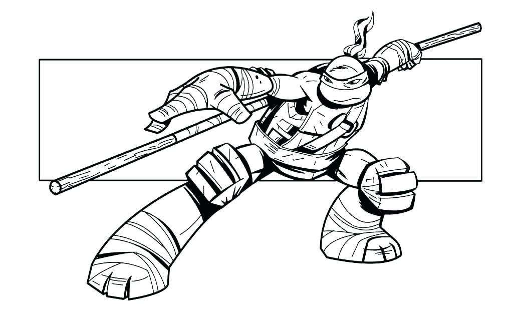 1024x617 Teenage Mutant Ninja Turtles Donatello Coloring Pages Mutant Ninja