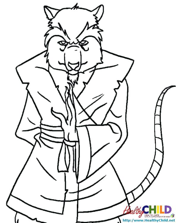 600x750 Ninja Turtle Michelangelo Color Coloring Pages Teenage Mutant