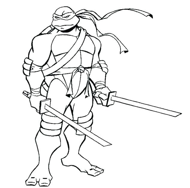 634x627 Ninja Turtles Free Printable Coloring Pages Ninja Turtle Color