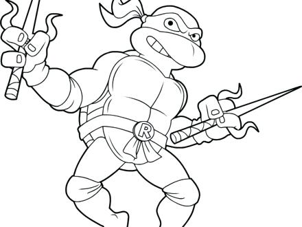 440x330 Tmnt Raphael Coloring Pages Ninja Turtles Coloring Page Ninja