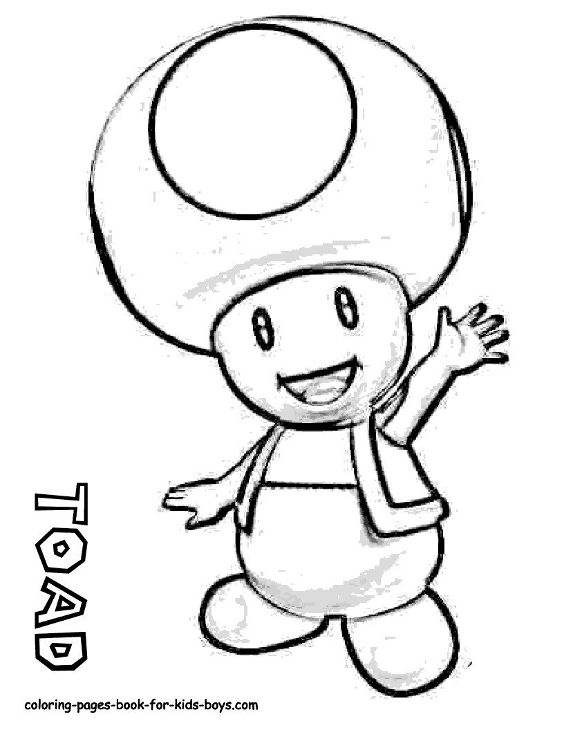 816x1056 Spotlight Toad And Toadette Coloring Pages Exploit Captain