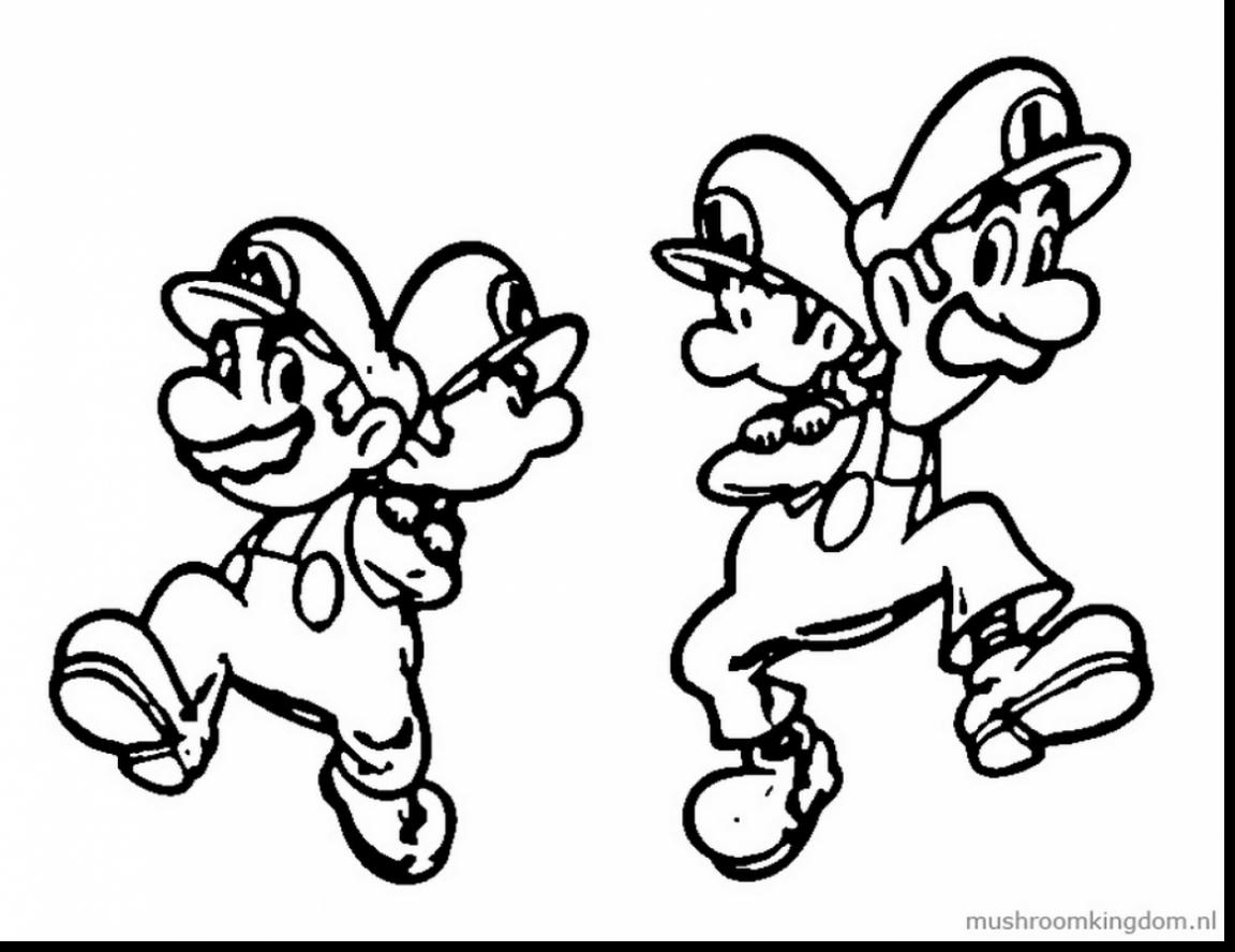 1152x888 Super Mario Free Coloring Page